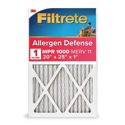 Filtrete™ Electrostatic Air Filter 1000 MPR 9803-4, 20 in x 25 in x 1 in (50.8 cm x 63.5 cm x 2.5 cm)