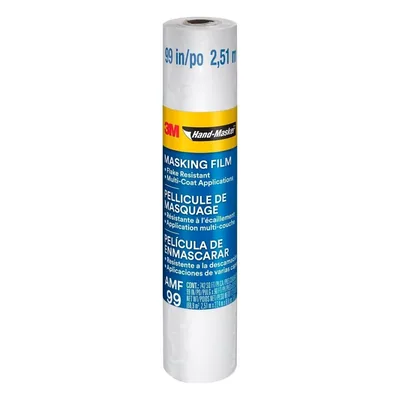 3M™ Película de Enmascaramiento Avanzado Hand-Masker™, AMF99-8C, 99 in x 90 ft x .35 mil (2.51 m x 27.4 m x .00889 mm)