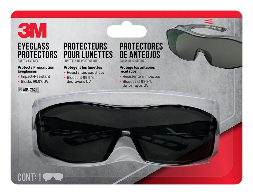 Protectores de Lentes Antiarañazos 3M™ 47032H1-DC, Gris, Lentes Grises