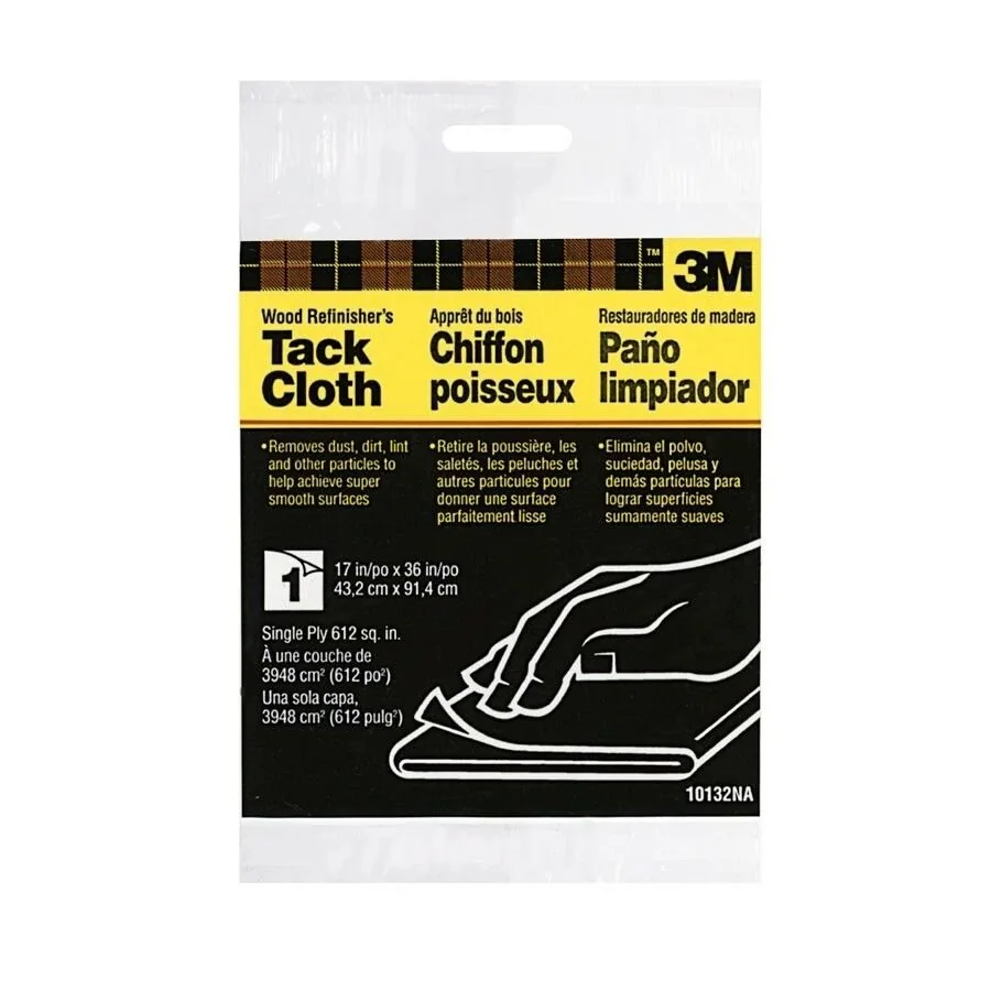 Paño Tack 3M™ 10132NA, 17 pulgadas x 36 pulgadas, Una Capa 48 cs