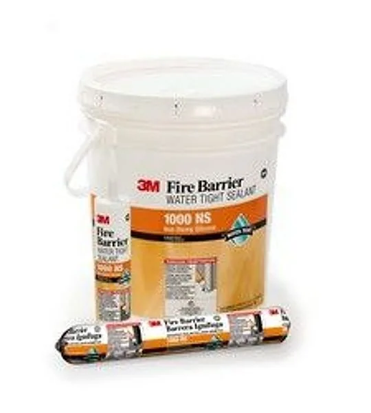 Sellador Hermético al Agua 3M™ Fire Barrier 1000 NS, Gris, Cartucho de 10.1 fl oz
