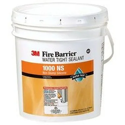 Sellador Impermeable Cortafuego 3M™ Fire Barrier Water Tight Sealant 1000 NS, Gris, 4.5 Galón (Cubeta)