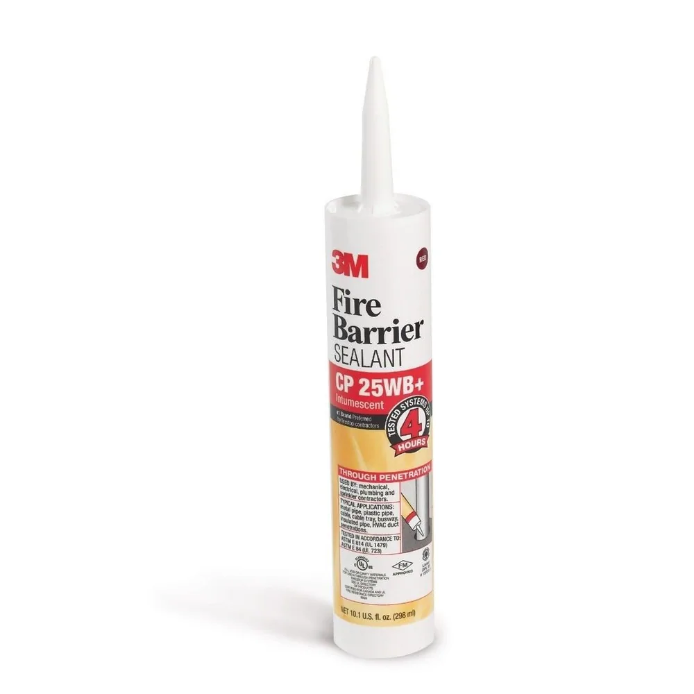 Sellador 3M™ Fire Barrier CP 25WB+, Rojo, Cartucho de 10.1 fl oz