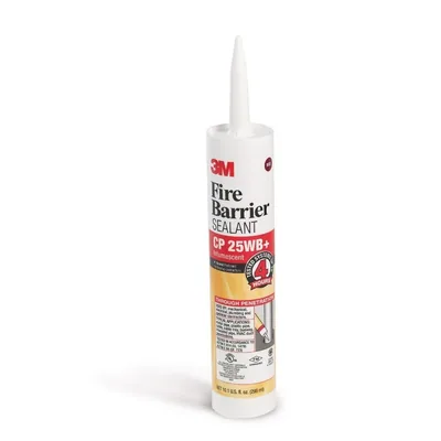 Sellador 3M™ Fire Barrier CP 25WB+, Rojo, Cartucho de 10.1 fl oz