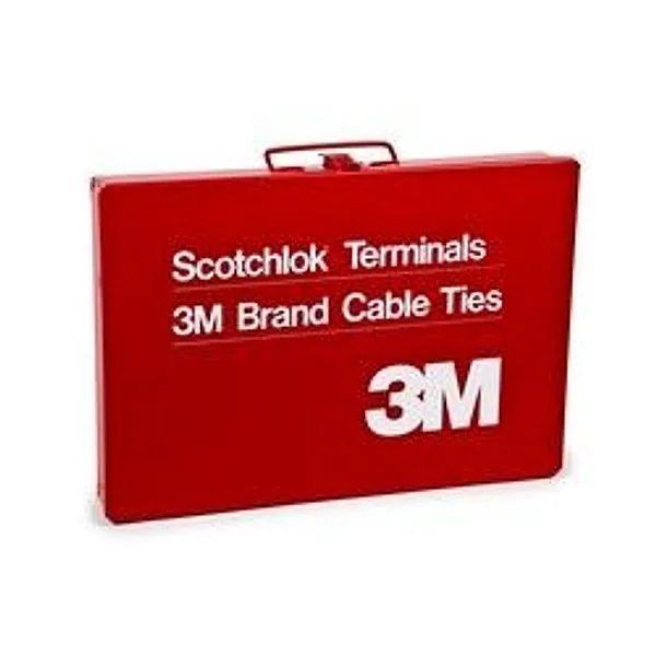 3M™ Scotchlok™ Caja de Terminal de Acero Vacía, Rojo, hecho de acero para durabilidad
