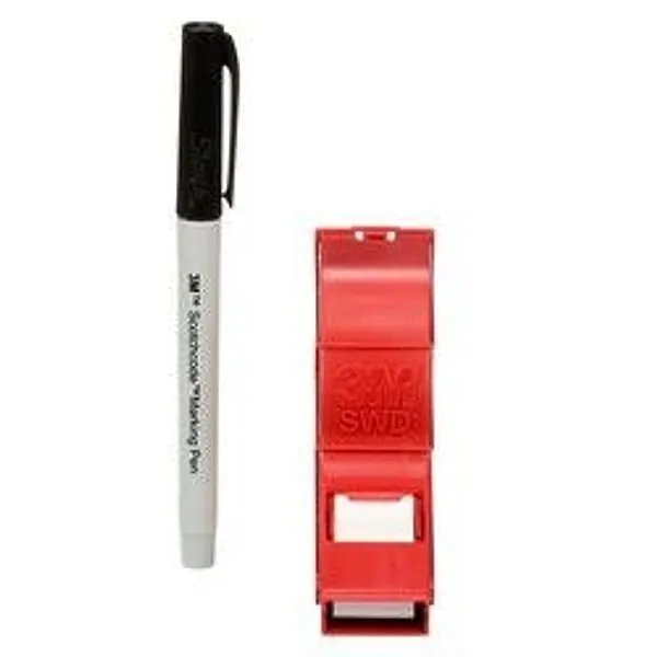3M™ ScotchCode™ Wire Marker Write-On Dispenser with Tape and Pen SWD, 0.75 in x 1.375 in