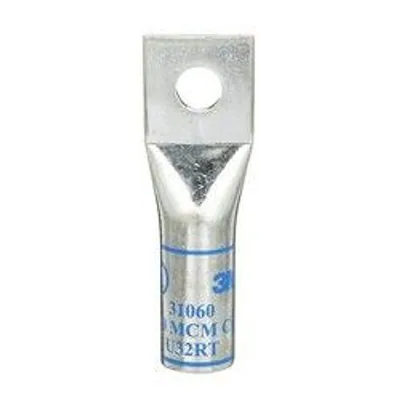 3M™ Scotchlok™ Zapata de cobre tubo largo de un orificio 31060, hasta 35 kV, 400 kcmil, Azul