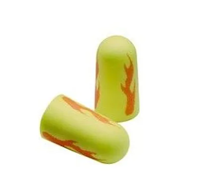 3M™ E-A-Rsoft™ Yellow Neon Blasts™ Earplugs 312-1252, Uncorded, Poly Bag, Regular Size
