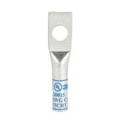 3M™ Scotchlok™ Zapata de Ojillo de Cobre, Un Agujero, 30015, hasta 35 kV, 6 AWG, Tamaño de Birlo 1/4 (6), Azul