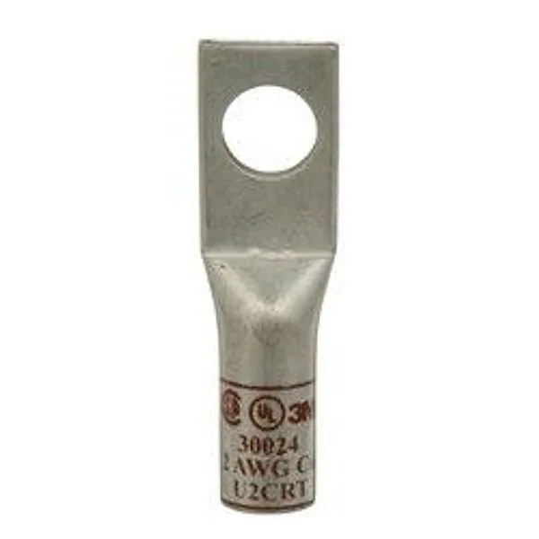 3M™ Scotchlok™ Zapata de Ojillo de Cobre, Un Agujero, 30024, hasta 35 kV, 2 AWG, Tamaño de Birlo 3/8 (10), Café