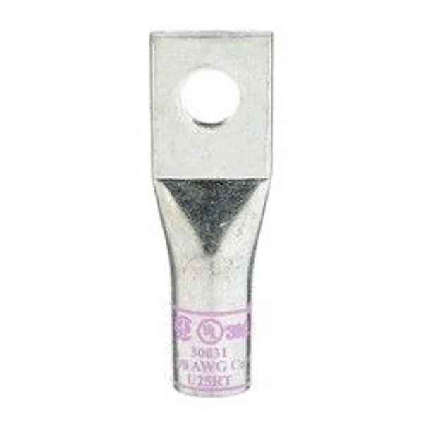 3M™ Scotchlok™ Zapata de Ojillo de Cobre, Un Agujero, 30031, hasta 35 kV, 1/0 AWG, Tamaño de Birlo 5/16 (8), Rosa