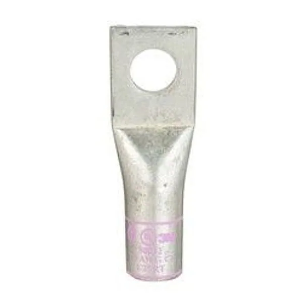 3M™ Scotchlok™ Copper One Hole Lug 30032, up to 35 kV, 1/0 AWG, Stud Size 3/8 (10), Pink