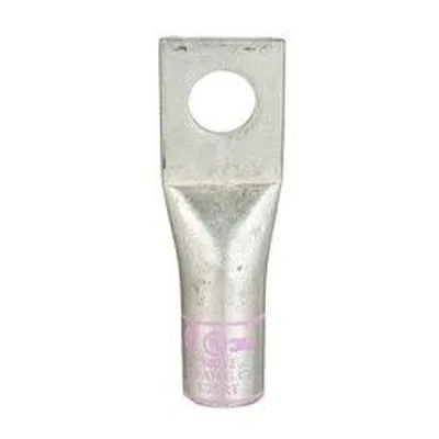 3M™ Scotchlok™ Zapata de Ojillo de Cobre, Un Agujero, 30032, hasta 35 kV, 1/0 AWG, Tamaño de Birlo 3/8 (10), Rosa