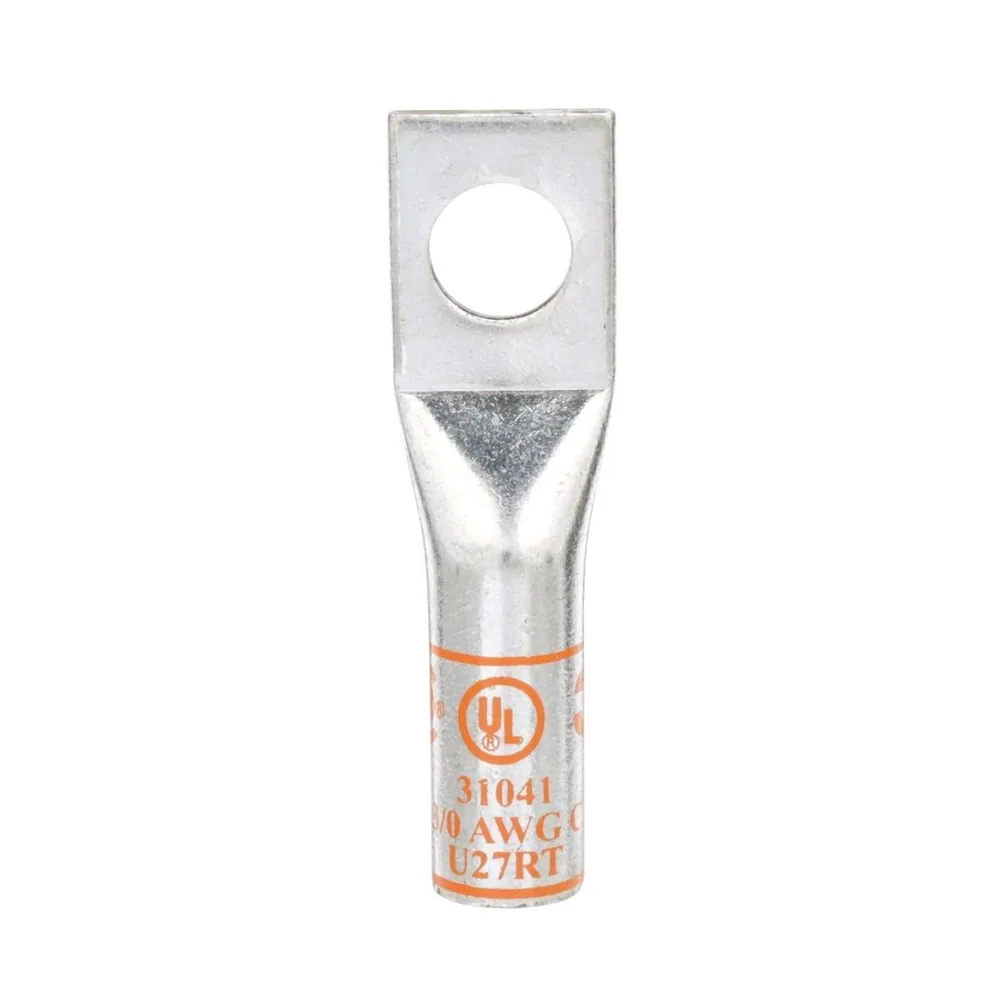 3M™ Scotchlok™ Zapata de cobre tubo largo de un orificio 31041, hasta 35 kV, 3/0 AWG, Naranja