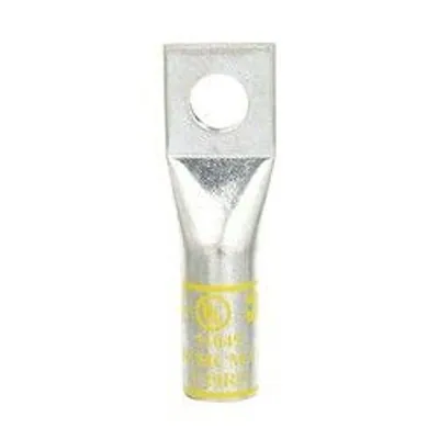 3M™ Scotchlok™ Zapata de cobre tubo largo de un orificio 31049, hasta 35 kV, 250 kcmil, Amarillo