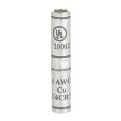 3M™ Scotchlok™ Conector Estándar de Barril de Cobre 10002, hasta 35 kV, 4 AWG, Gris