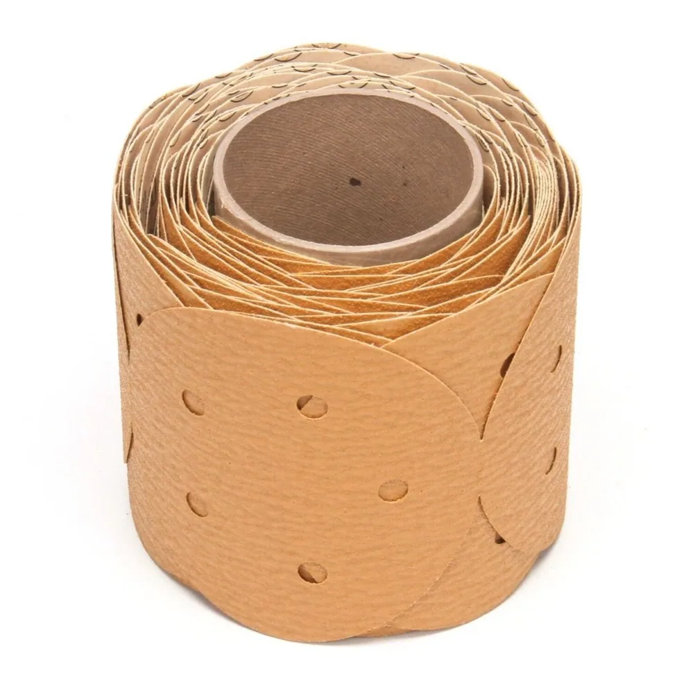 Rollo de Disco de Papel 3M™ Stikit™ 363I, 5 pulgadas x NH, 5 orificios, 60 peso F, D/F, Die 500FH
