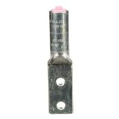 3M™ Scotchlok™ Zapata de Aluminio de Dos Orificios 40166, hasta 35 kV, 500 kcmil, Rosa