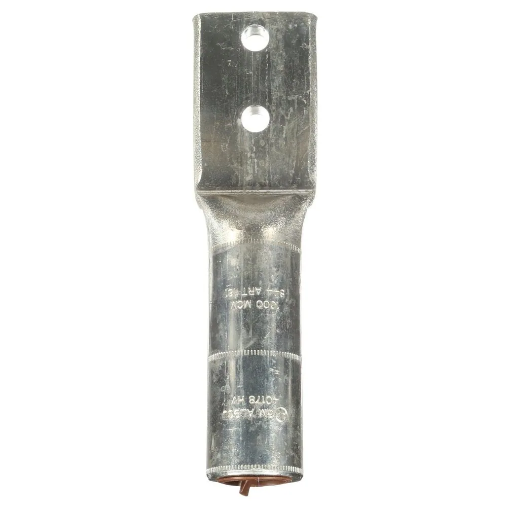 3M™ Scotchlok™ Zapata de Aluminio de Dos Orificios 40178, hasta 35 kV, 1000 kcmil, Café