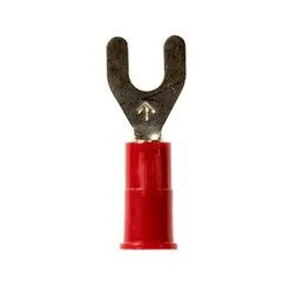 3M™ Scotchlok™ Terminal de horquilla con bloqueo aislado con vinil costura brazada MV18-6FLK, tamaño de birlo 6