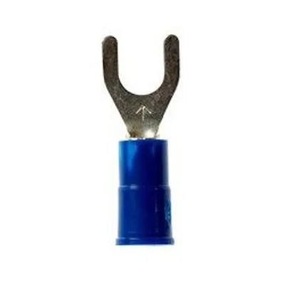 3M™ Scotchlok™ Terminal de horquilla con bloqueo aislado con vinil costura brazada MV14-10FLK, tamaño de birlo 10