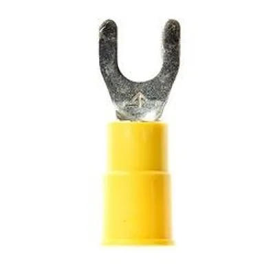3M™ Scotchlok™ Terminal de horquilla con bloqueo aislado con vinil costura brazada MV10-8FLK, tamaño de birlo 8