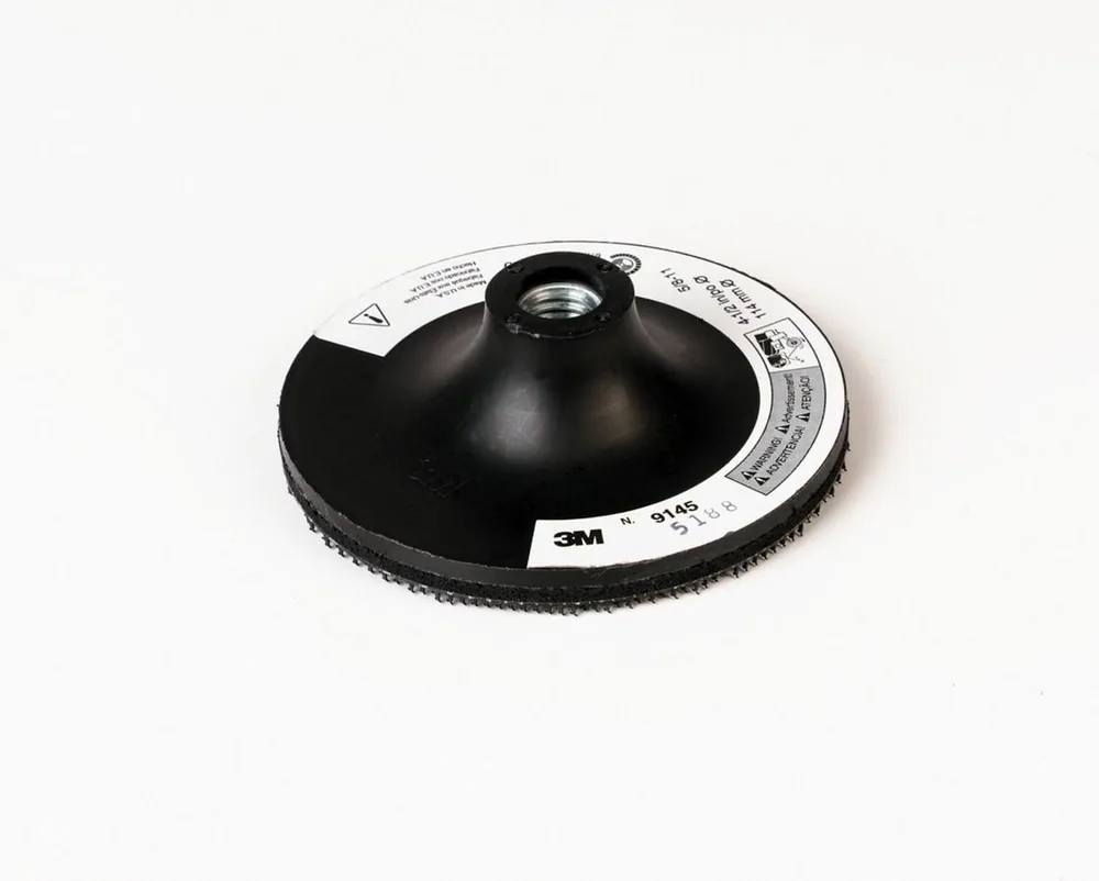Soporte de Almohadilla de Disco 3M™ 9145, 4-1/2 in x 1/8 in x 3/8 in x 5/8 in-11 Interno
