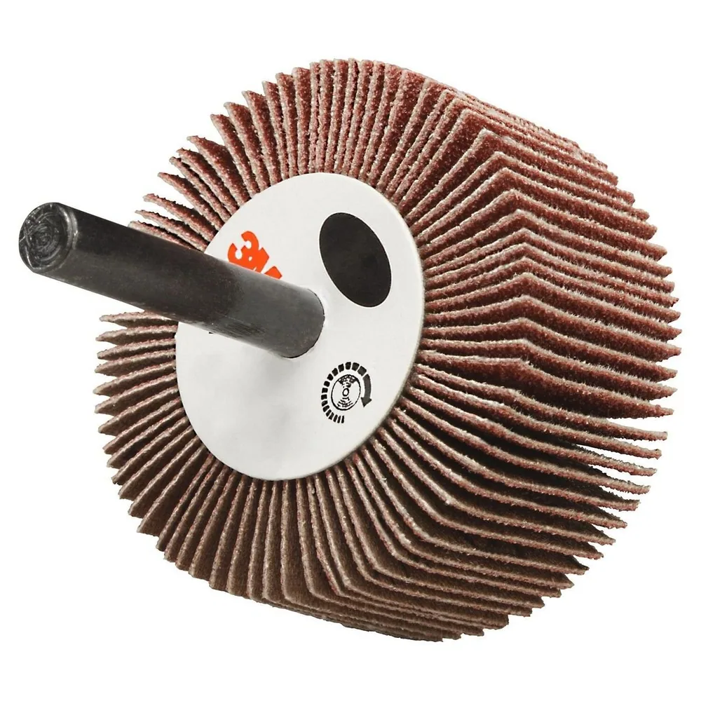 Rueda de Láminas 3M™ Flap Wheel 244D, 60 X-weight, Tipo 83, 2 in x 1 in x 1/4 in