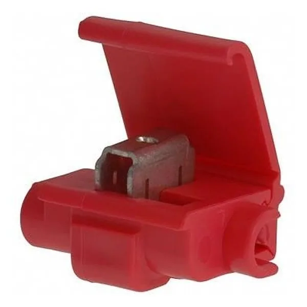 3M™ Scotchlok™ Conector IDC Eléctrico 558-BULK, Línea y Derivación, Retardante a la Flama, Rojo, 22-16 AWG