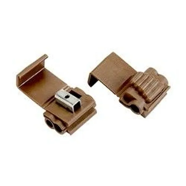 3M™ Scotchlok™ Conector IDC Eléctrico 567-POUCH, Línea y Derivación, Café, 18-14 AWG (Derivación), 12-10 AWG (Línea)