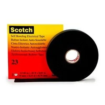 Scotch® Rubber Splicing Tape 23, 2 in x 30 ft, Black