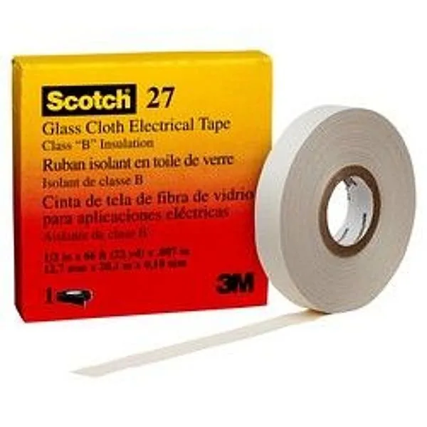 3M™ Cinta Eléctrica de Tela de Vidrio 27, 1/2 in x 66 ft