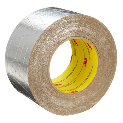 Cinta de Frente FSK Venture Tape™ 3M™ 1525CW, Plateada, 72 mm x 45.7 m