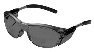 3M™ Lentes Protectores Lectores Nuvo™ 11501-00000-20, Lente Gris, Marco Gris, +2.0 Dioptrías