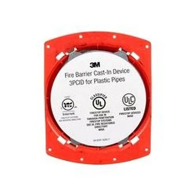 3M™ Fire Barrier Cast-In Device 3PCID, for Plastic Pipes, 3 Inch