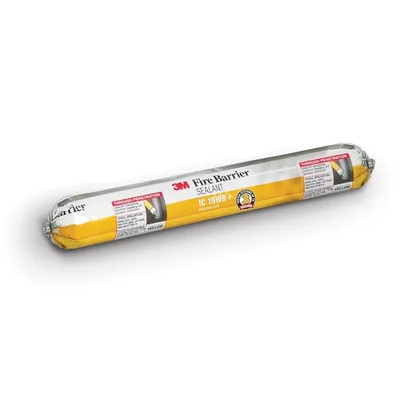 Sellador 3M™ Fire Barrier IC 15WB+, Amarillo, Paquete Salchicha de 20 fl oz