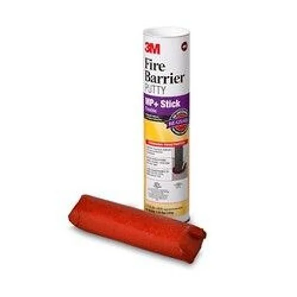 Barras de Masilla Moldeable 3M™ Fire Barrier MP+, Rojo, 1.45 in x 6 in