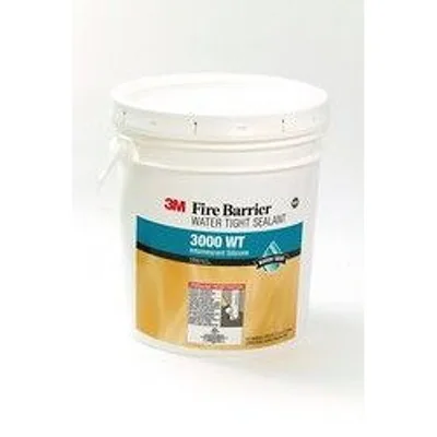 Sellador Impermeable Cortafuego 3M™ Fire Barrier Water Tight Sealant 3000WT, Gris, 4.5 Galón (Cubeta)