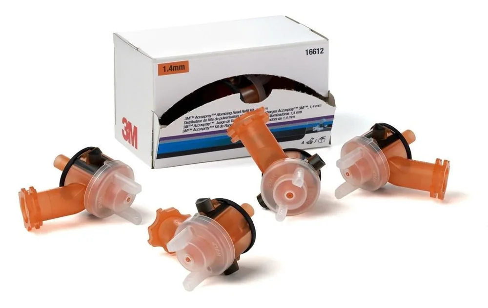 3M™ Cabezal atomizador Accuspray™, 16612, Naranja, 1.4 mm