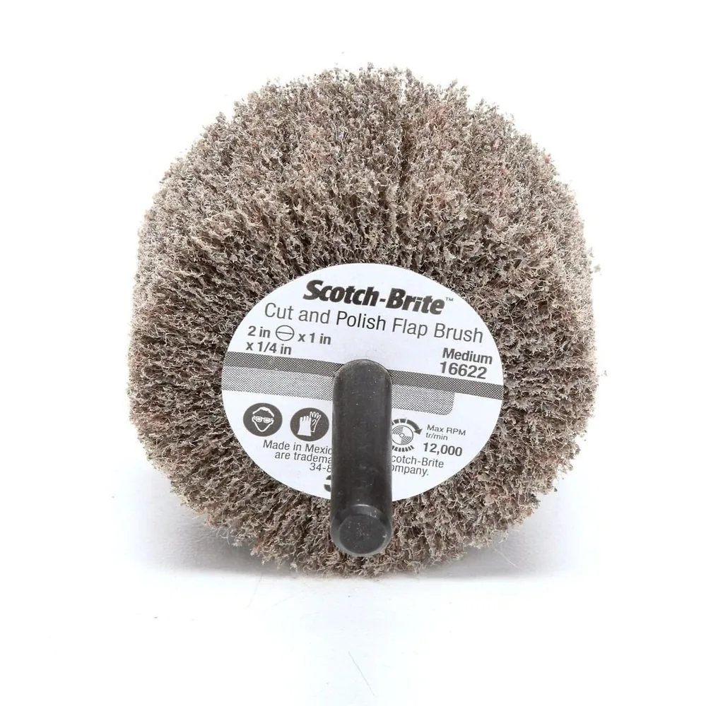 Cepillo de Láminas Scotch-Brite™ Cut and Polish, 2 in x 1 in x 1/4 in A MED
