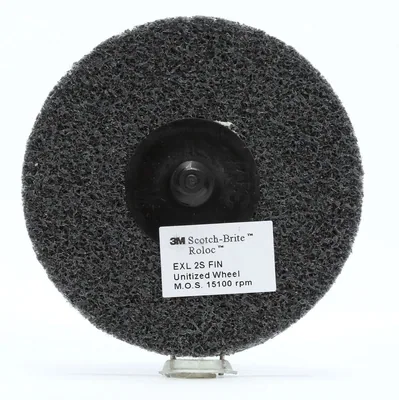 Scotch-Brite™ Roloc™ EXL Unitized Wheel, XL-UR, 2S Fine, TR, 2 in