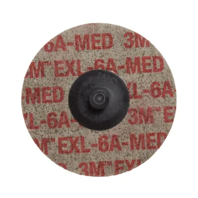 Scotch-Brite™ Roloc™ EXL Unitized Wheel, XL-UR, 6A Medium, TR, 3 in
