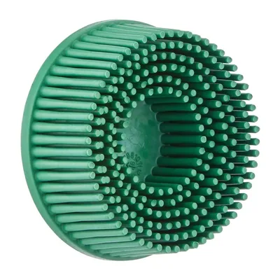 Scotch-Brite™ Roloc™ Bristle Disc, RD-ZB, 50, TR, Green, 2 in x 5/8 in, Tapered (3M-18730)