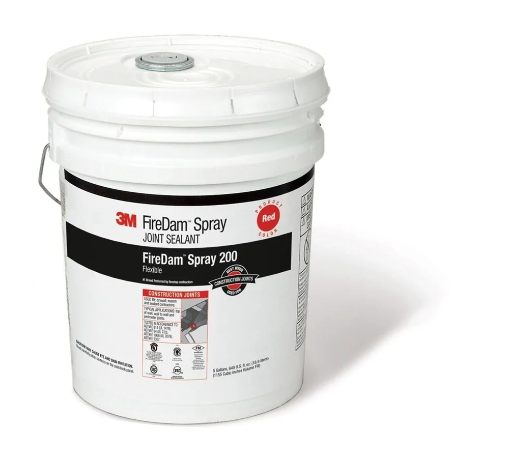 Aerosol Cortafuego 3M™ FireDam™ Spray 200, Rojo, 5 Galón (Cubeta)