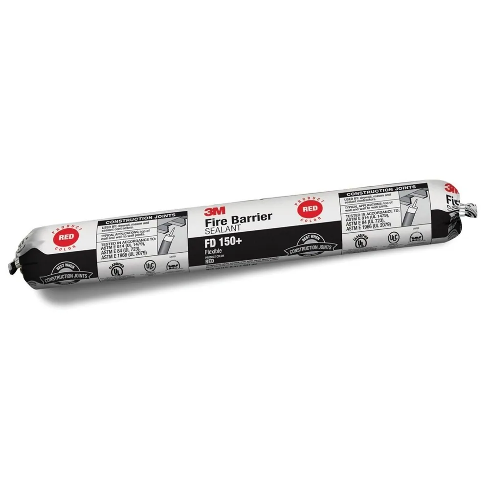 Sellador 3M™ Fire Barrier FD 150+, Rojo, Paquete Salchicha de 20 fl oz