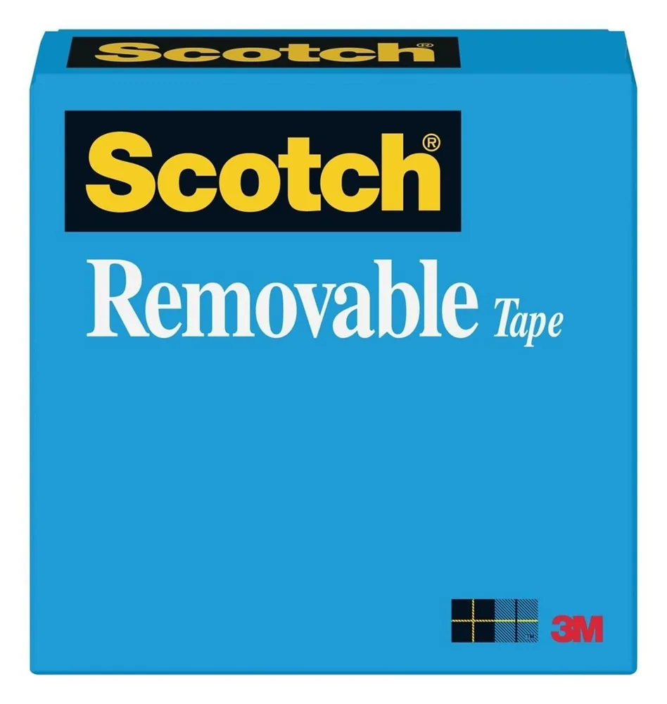 Cinta Scotch® Removible 811, 1/2 in x 1296 in en Caja