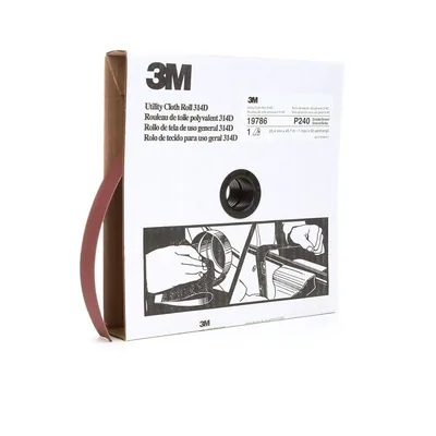 3M™ Utility Cloth Roll 314D, P240 J-weight, 1 in x 50 yd