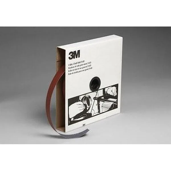 3M™ Utility Cloth Roll 314D, P180 J-weight, 1 in x 50 yd