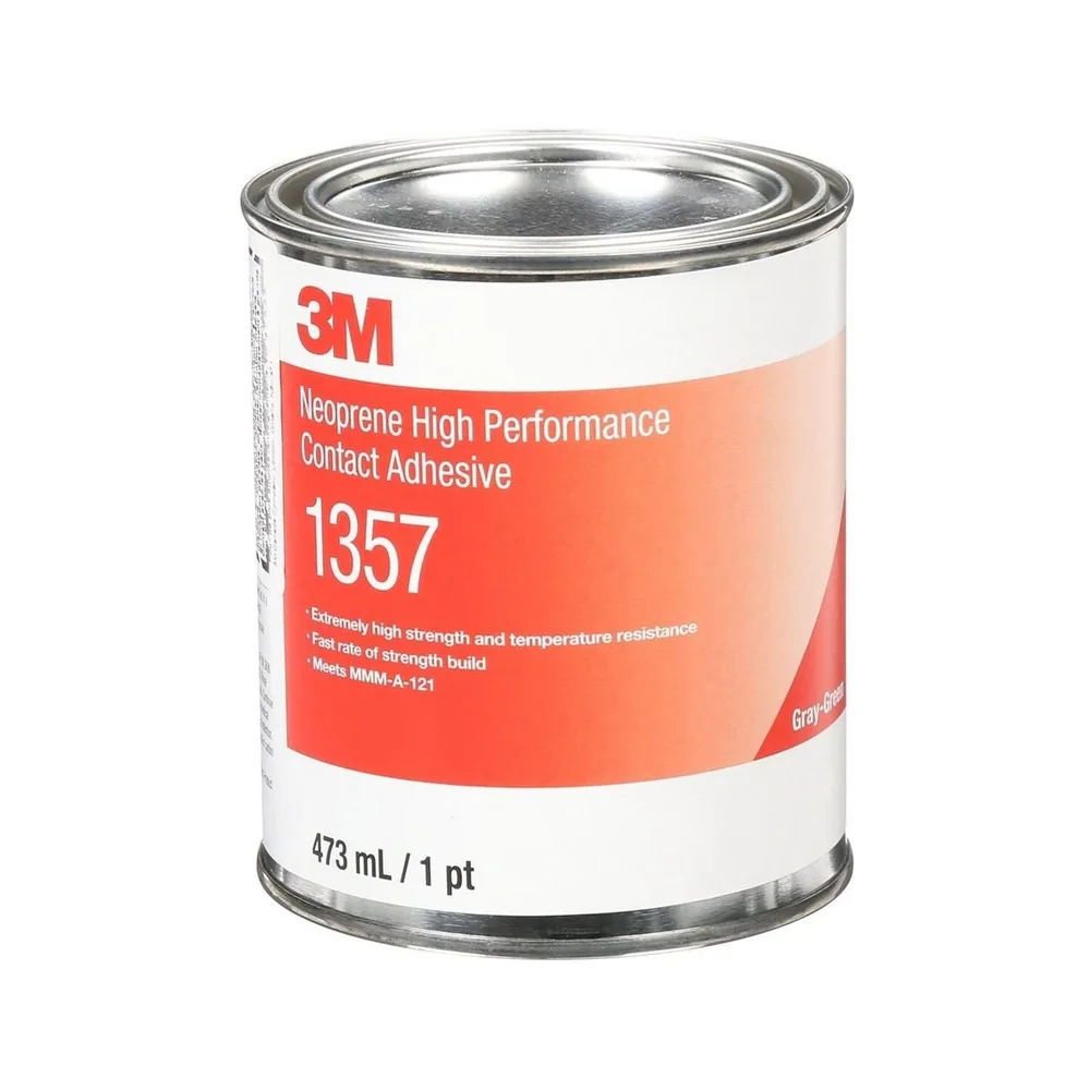 3M™ Adhesivo de Contacto Neopreno de Alto Desempeño 1357, Gris-Verde, 1 Pasador