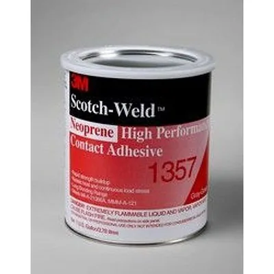 3M™ Adhesivo de Contacto Neopreno de Alto Desempeño 1357, Gris-Verde, 1 Galón